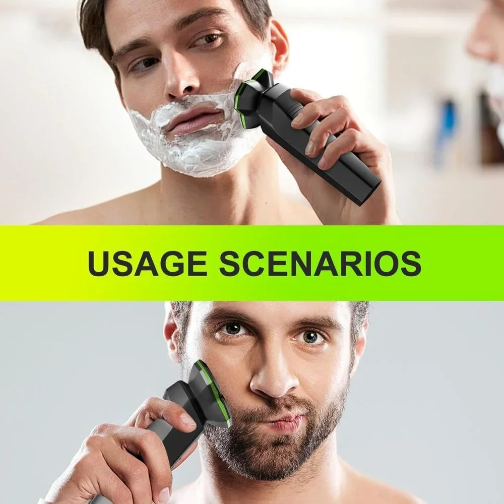 Electric Razor for Men - Electric Shavers for Men with Magnetic Detachable Head